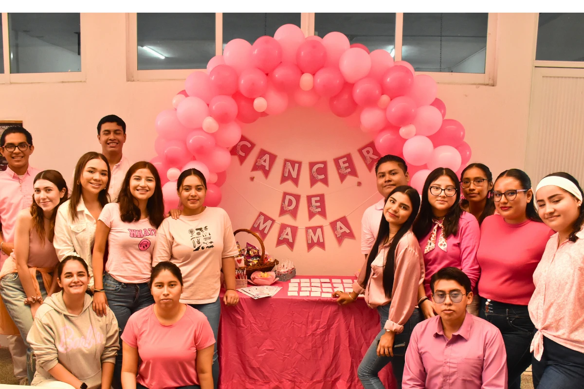 Día de la lucha contra el cáncer de mama en Universidad de Oriente Poza Rica