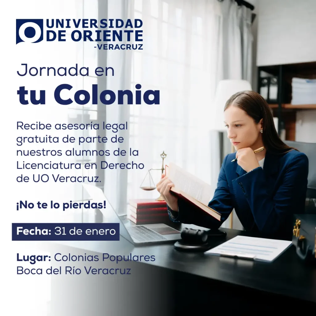 Asesoría legar gratuita - Jornada en tu colonia UO Veracruz