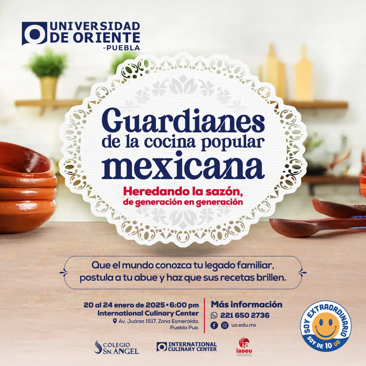 Guardianes de la cocina popular mexicana evento