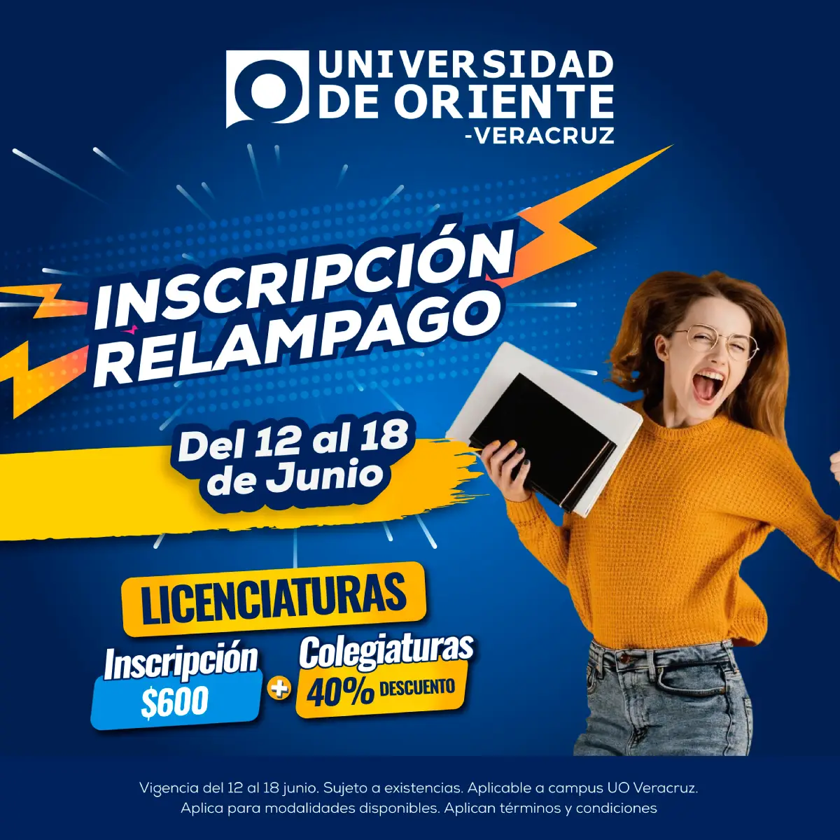 Inscripción Relámpago Universidad de Oriente Veracruz