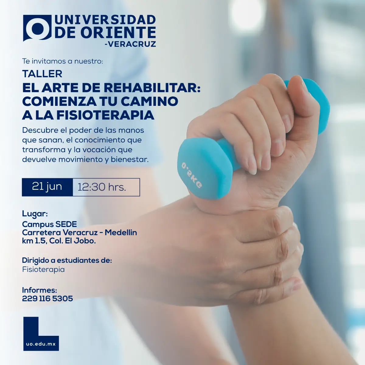 Taller El arte de rehabilitar - Comienza tu camino a la fisioterapia