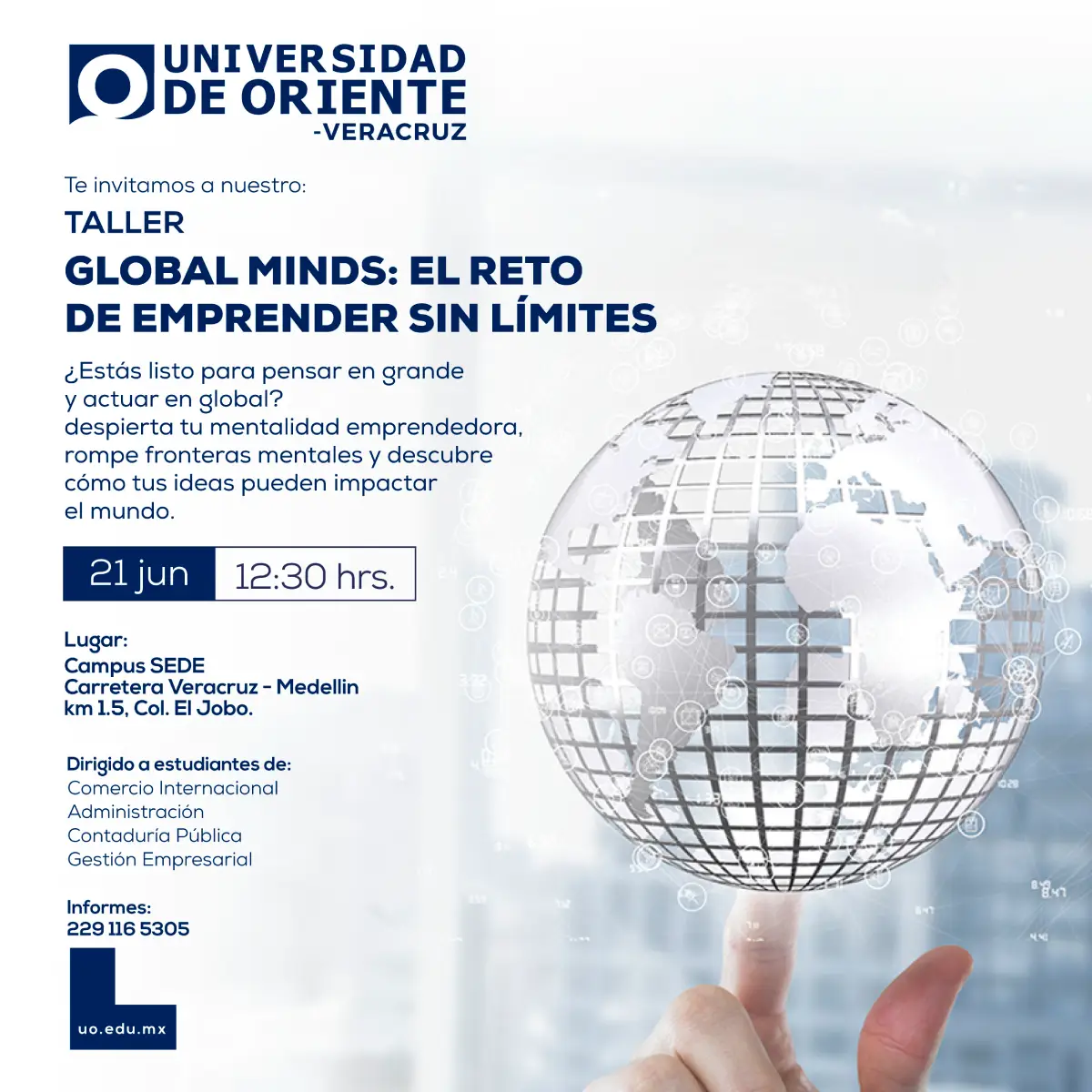 Taller Global Minds - El reto de emprender sin milites