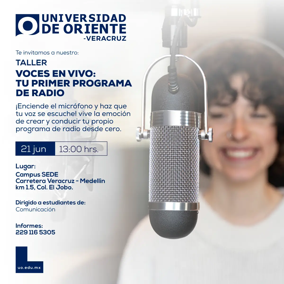 Taller Voces en Vivo - Tu primer programa de radio