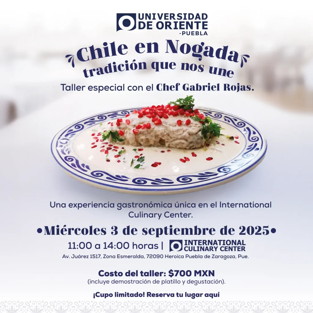 Evento Chile en Nogada Universidad de Oriente Puebla