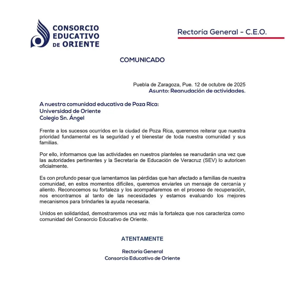 Comunicado UO Poza Previo